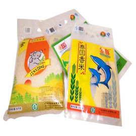 10kg con la borsa di plastica tagliata del riso di imballaggio per alimenti/la borsa imballaggio del riso